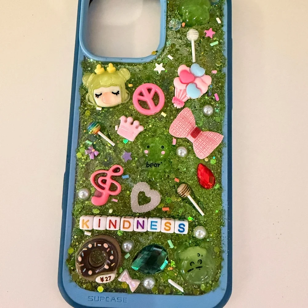 Decorative Glitter Phone Case IPhone 16 pro max